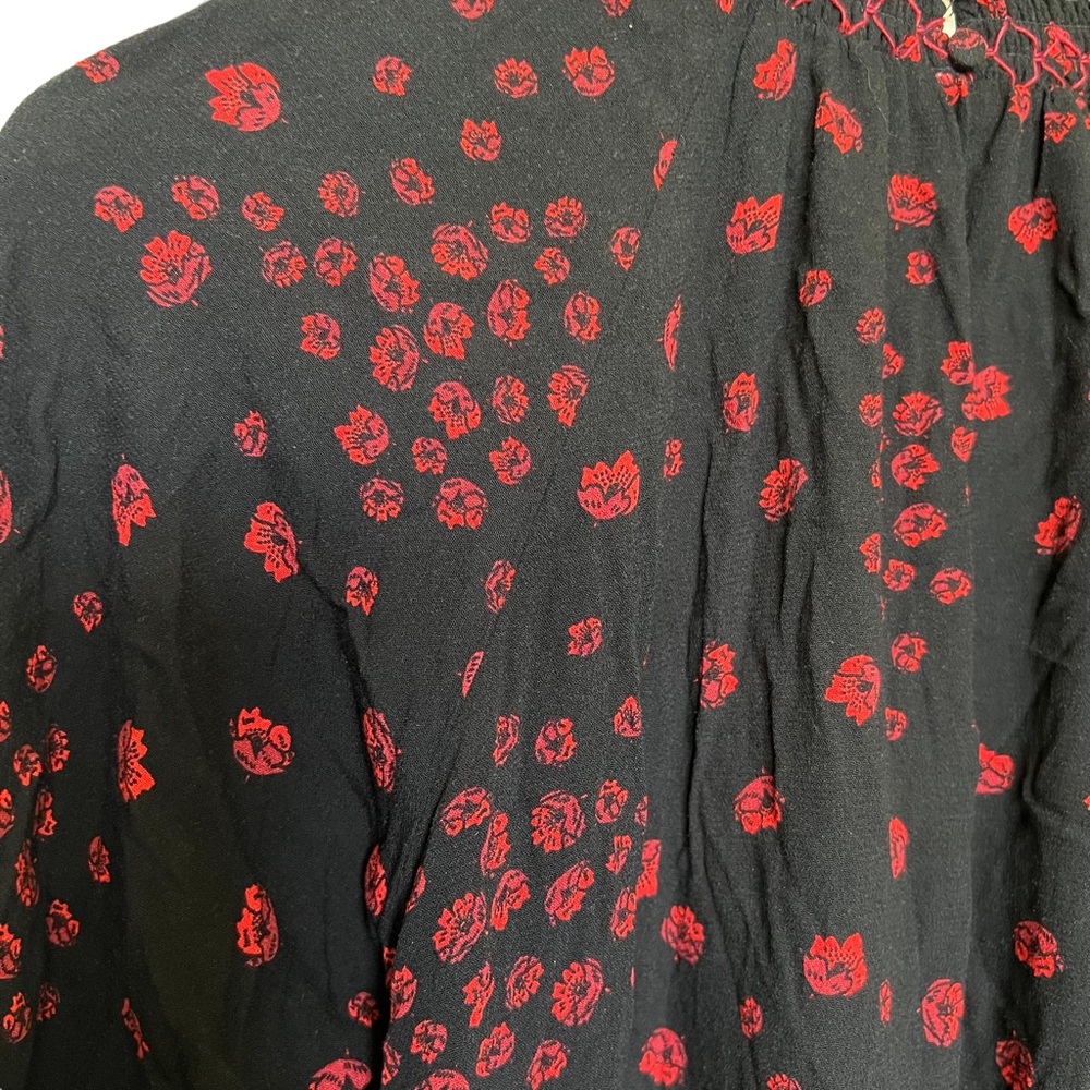Free People NWT Flowers In Her Hair Size XS Tunic Blouse - Picture 8 of 9